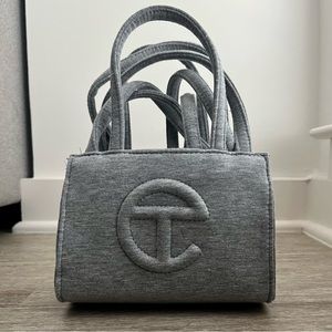 (Pre-Loved) UGG x TELFAR Small Fleece Shopper Bag - Heather Grey
